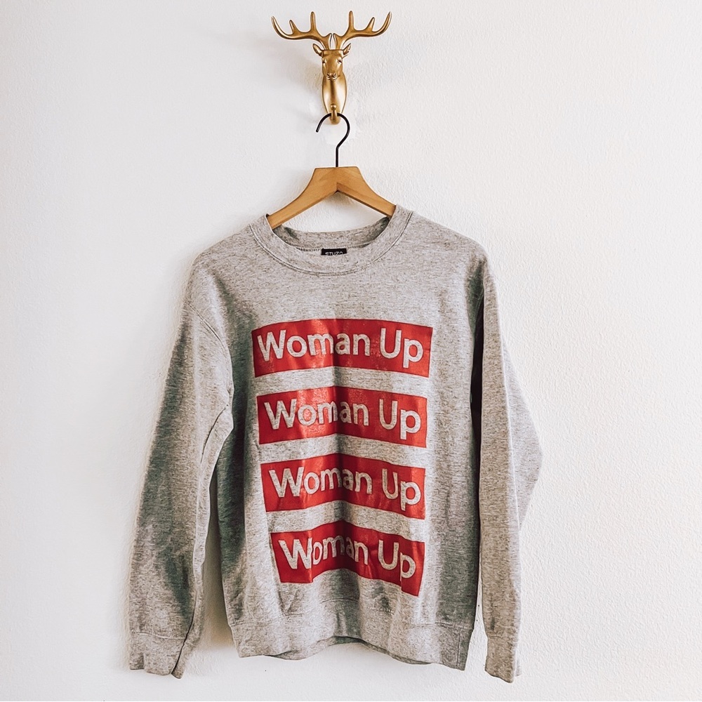 Stuzo Woman Up Sweatshirt Size Small